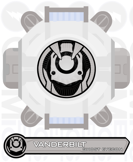 Request Fan Eyecon Vanderbilt Ghost Eyecon By Cometcomics-d9gw7ul - Kamen Rider Ghost Fan Eyecons (540x659), Png Download