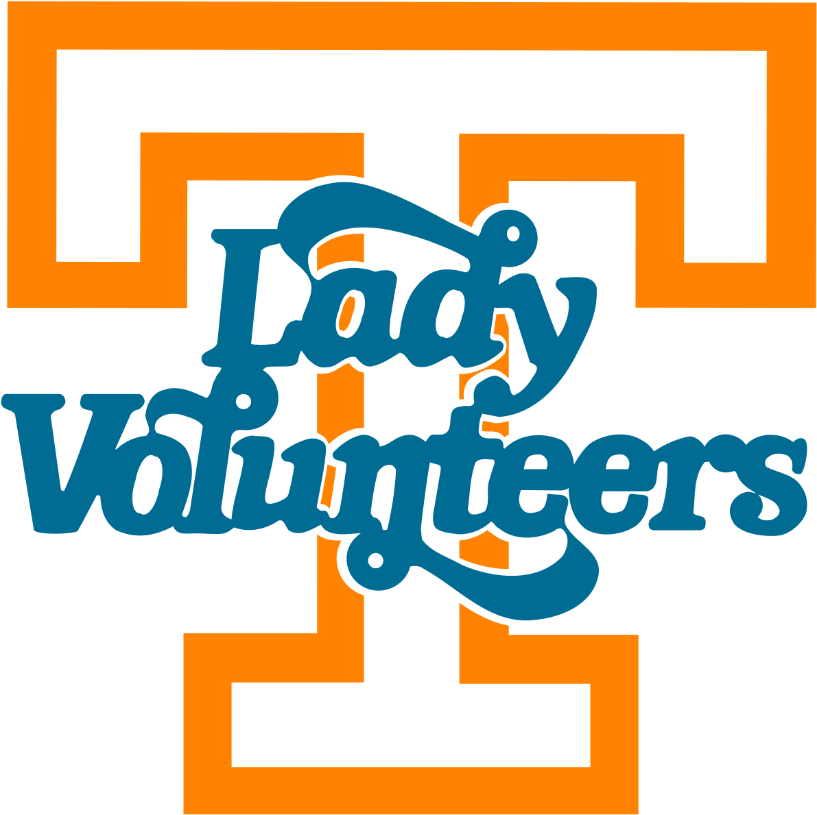 Lady Vol Logo (1200x1200), Png Download