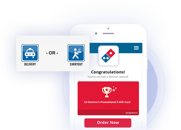 Case Dominos Liverelease - Domino's Pizza (590x425), Png Download