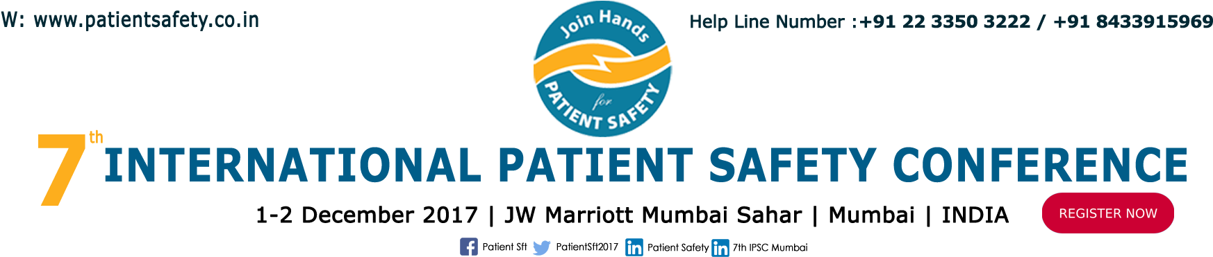 7th International Patient Safety Conference - Sports (1799x400), Png Download