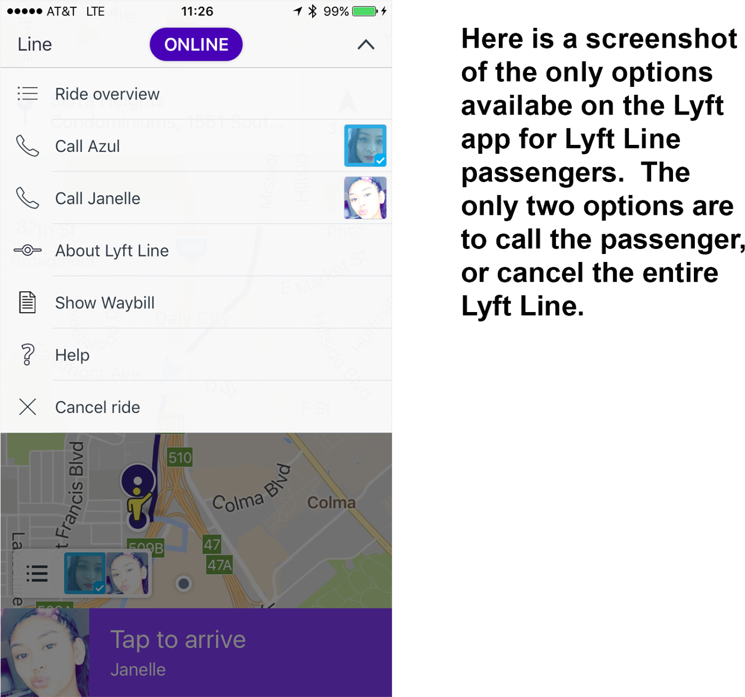 Please Bring It Back - Lyft Ride Cancellation Reasons (1600x1404), Png Download