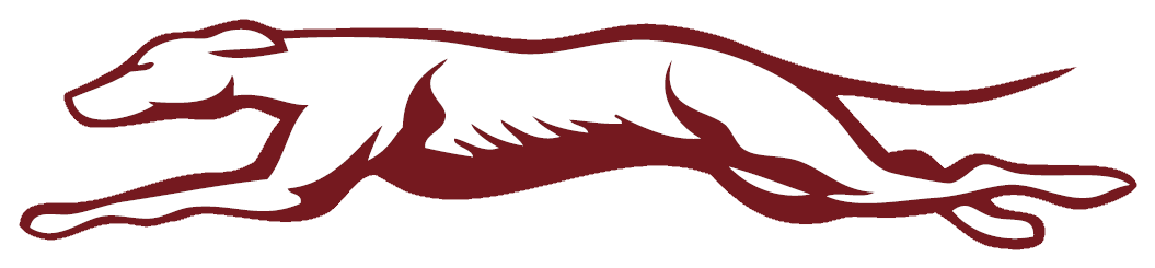 Eaton Rapids Greyhounds - Greyhound Logo (1180x490), Png Download