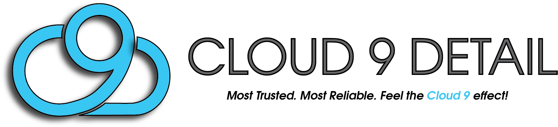 Cloud 9 Detail - Cloud 9 Detail, Llc (1835x423), Png Download