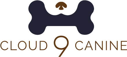 Cloud 9 Canine Logo - Cloud 9 Canine (500x283), Png Download