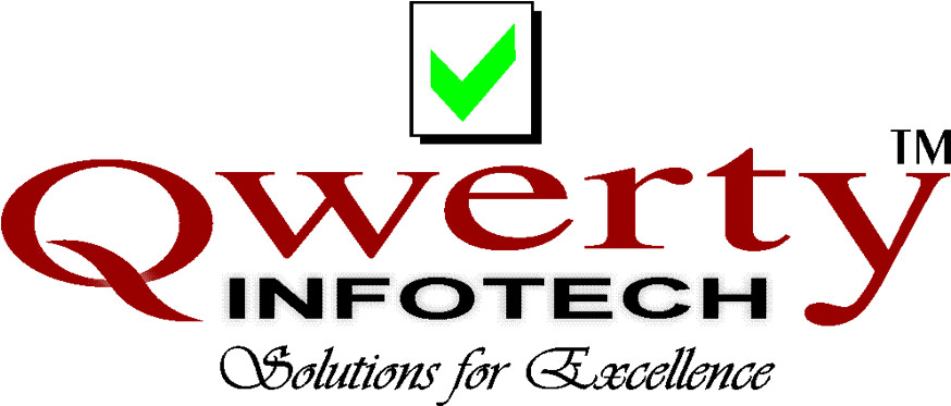 Qwerty Infotech Logo - Hyderabad (909x395), Png Download