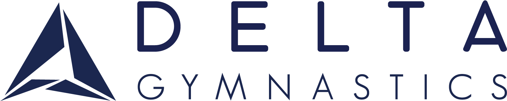 Delta Logo Landscape - Delta Gymnastics Gold Coast (1800x513), Png Download