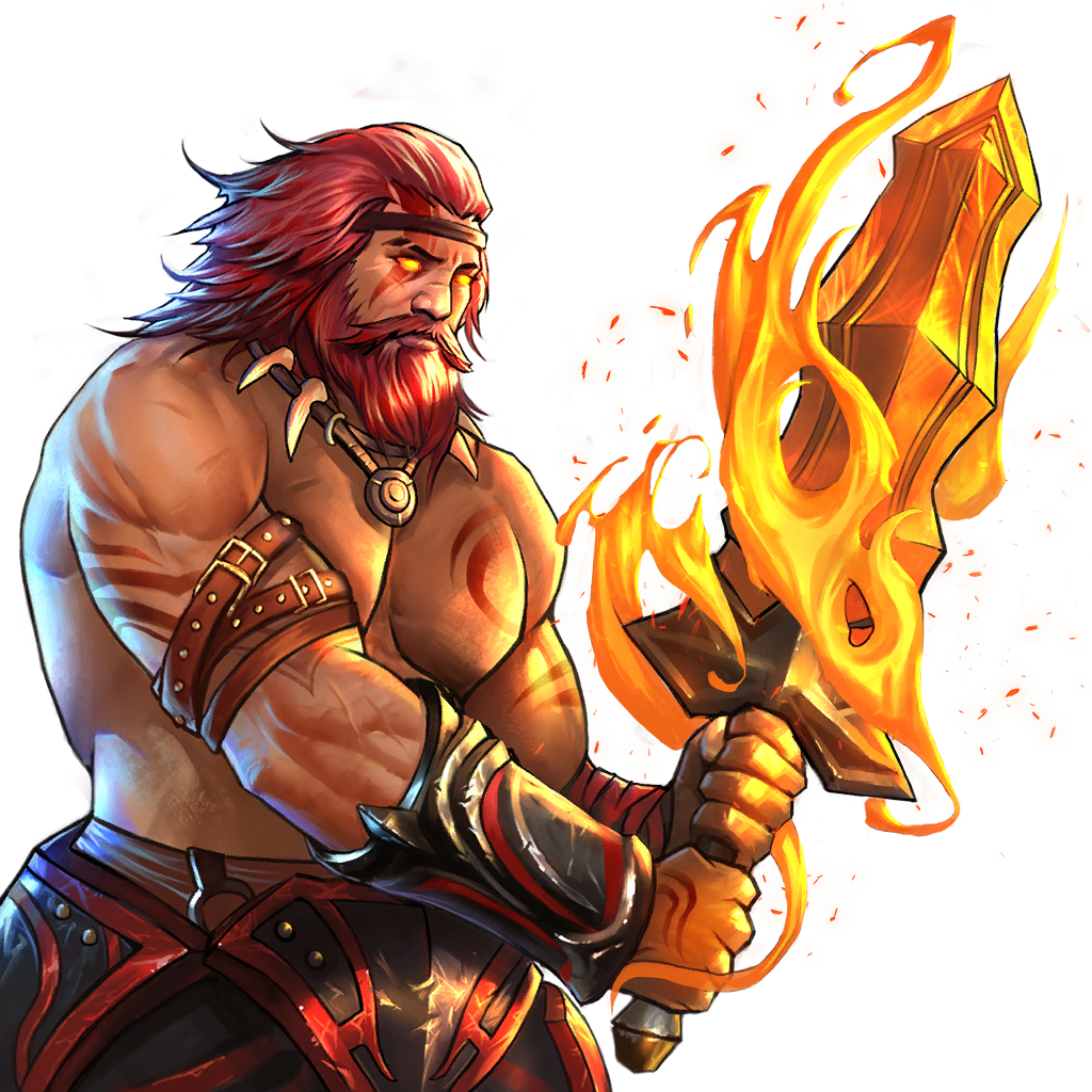 Troop Fire Giant - Gems Of War Fire Giant (1024x1024), Png Download