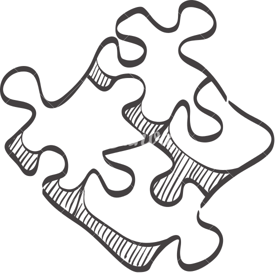 Clip Art Library Stock At Getdrawings Com Free For - Doodle Puzzle Piece Png Transparent (550x546), Png Download