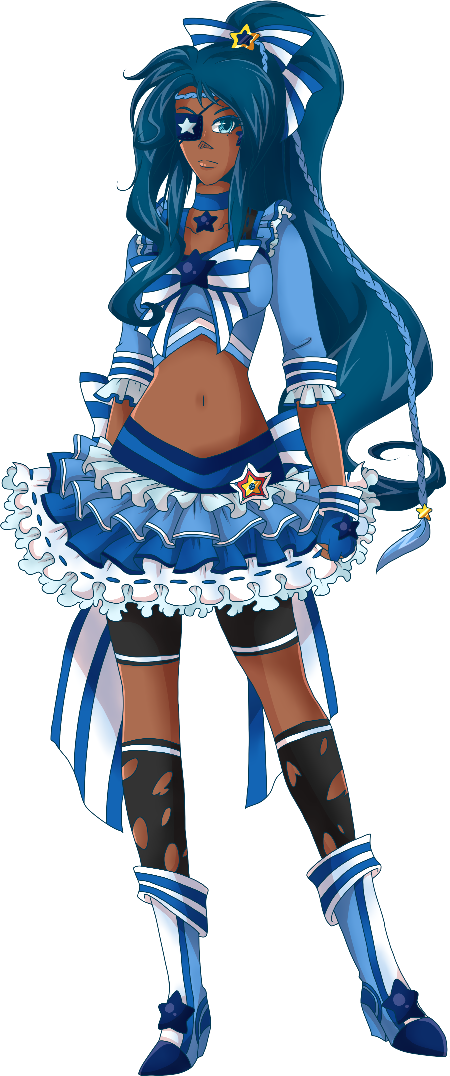 Cure Blizzard - Cartoon (1802x4326), Png Download
