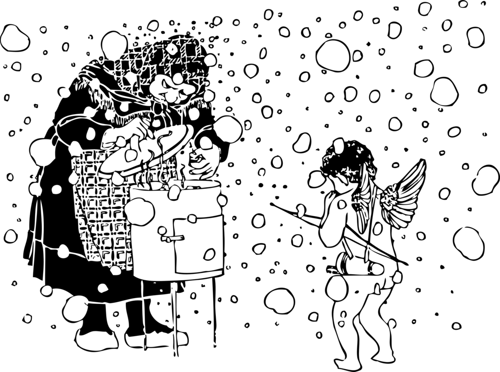 Blizzard Computer Icons Drawing Snow Winter - Snowy Weather Black And White Cartoon (1006x750), Png Download