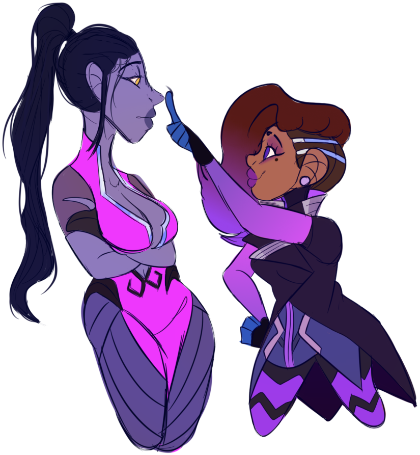 Silvestry I Love Sloppy Coloring Alksdj - Widowmaker (1024x1024), Png Download