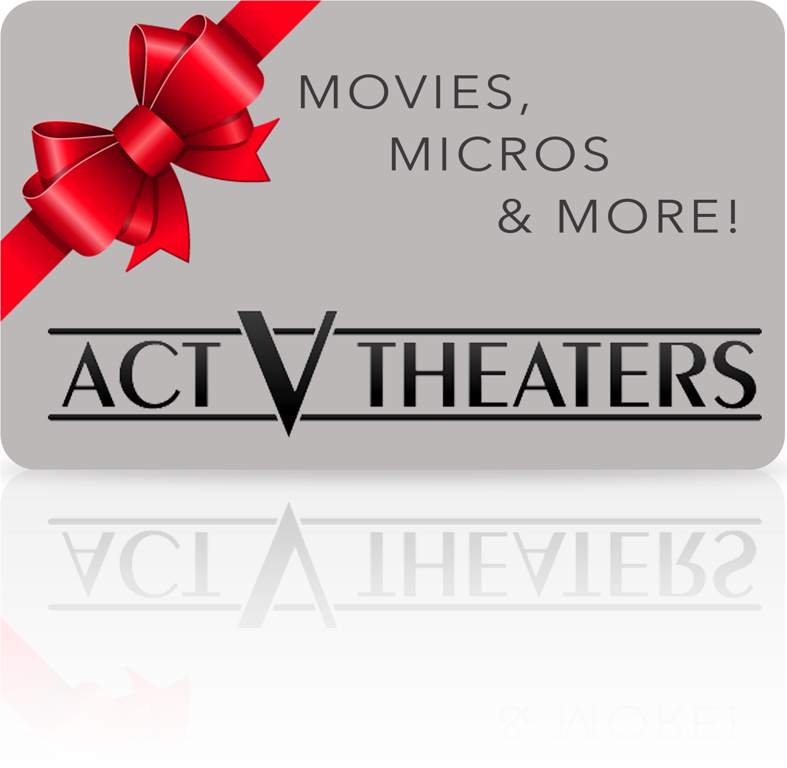 Stop By And Visit The Box Office To Purchase A Gift - Laço Vermelho Em Fita Png (1557x1542), Png Download