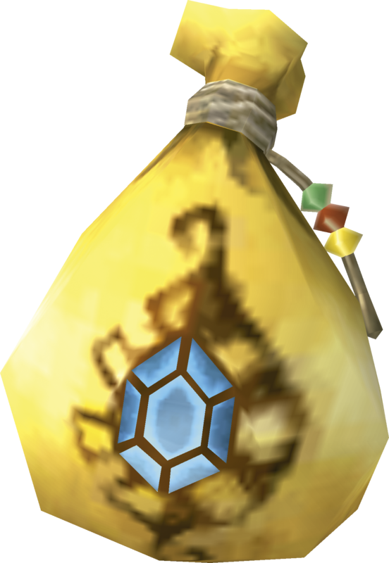 552px Tp Giant Wallet - Zelda Rupees (552x800), Png Download