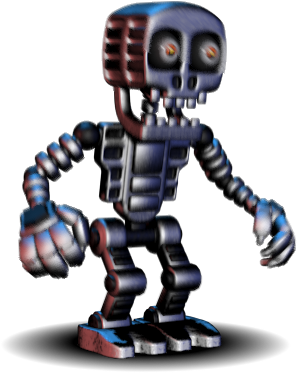 Mad Endo - Fnaf World Bosses Mad Endo (400x400), Png Download