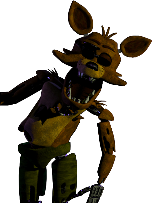Five Nights At Freddy's 3 Fnaf World Five Nights At - Fnaf 1 Nightmare Foxy (500x711), Png Download