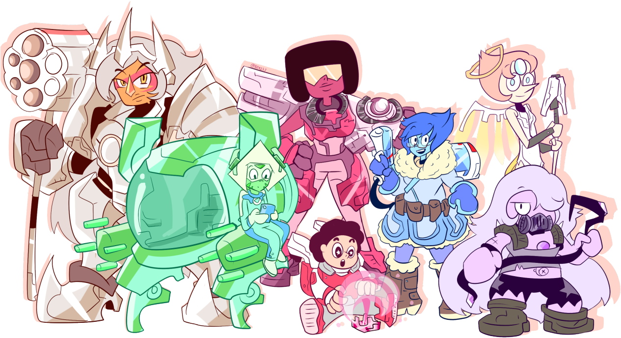 Overwatch Pearl Cartoon Fictional Character Anime Horse - Steven Universe Characters As Overwatch (1280x689), Png Download