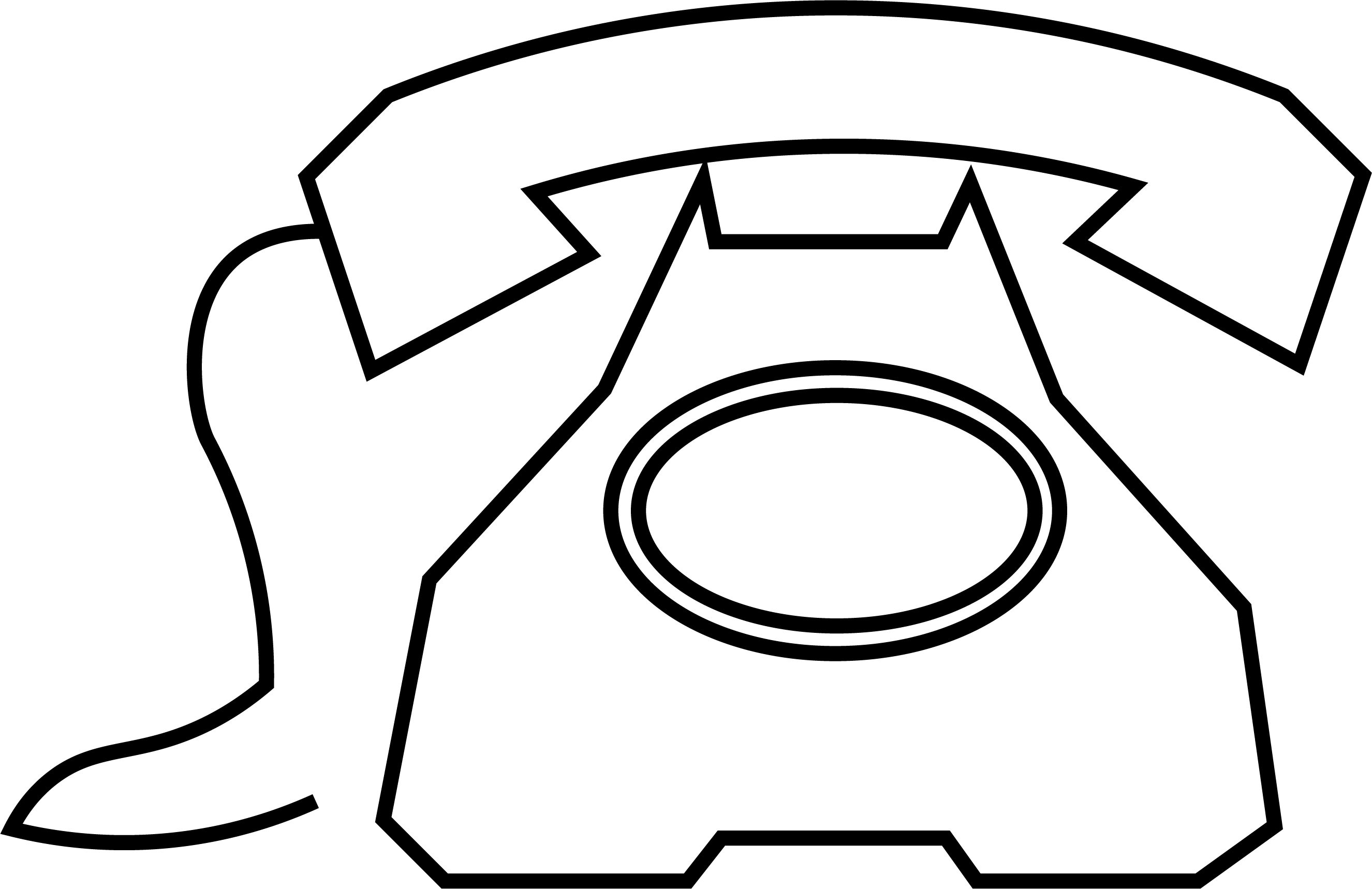 The Plywood Surface With Conductive Paint It Became - Line Art (2651x1718), Png Download