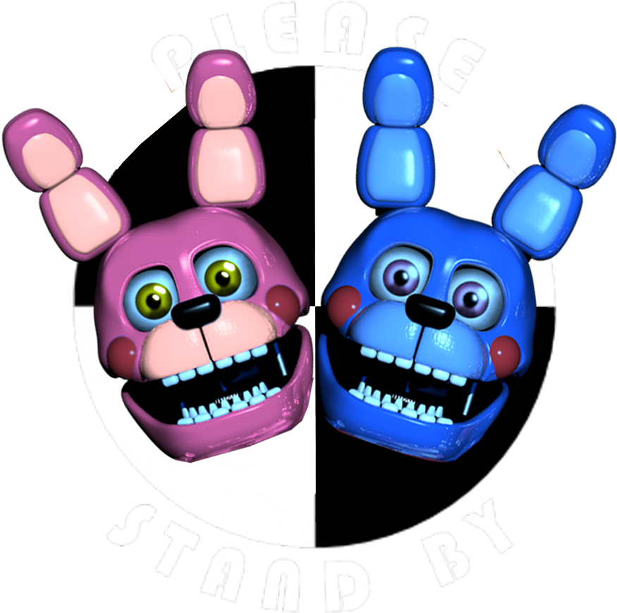 File History - Fnaf Bonnet And Bon Bon (999x999), Png Download