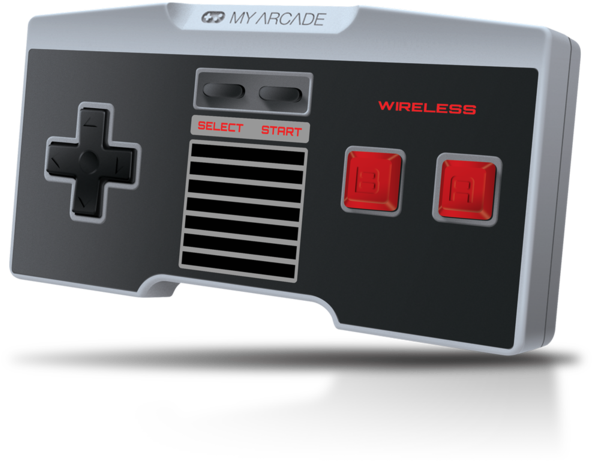 View Larger - My Arcade Nes Classic Wireless Controller (480x480), Png Download