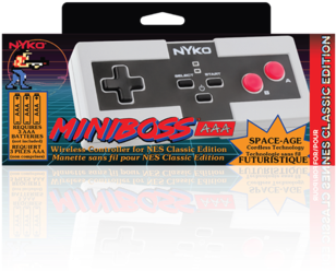 Miniboss Wireless Controller For Nes Classic Edition - Nyko Miniboss Aaa Wireless Controller (480x360), Png Download