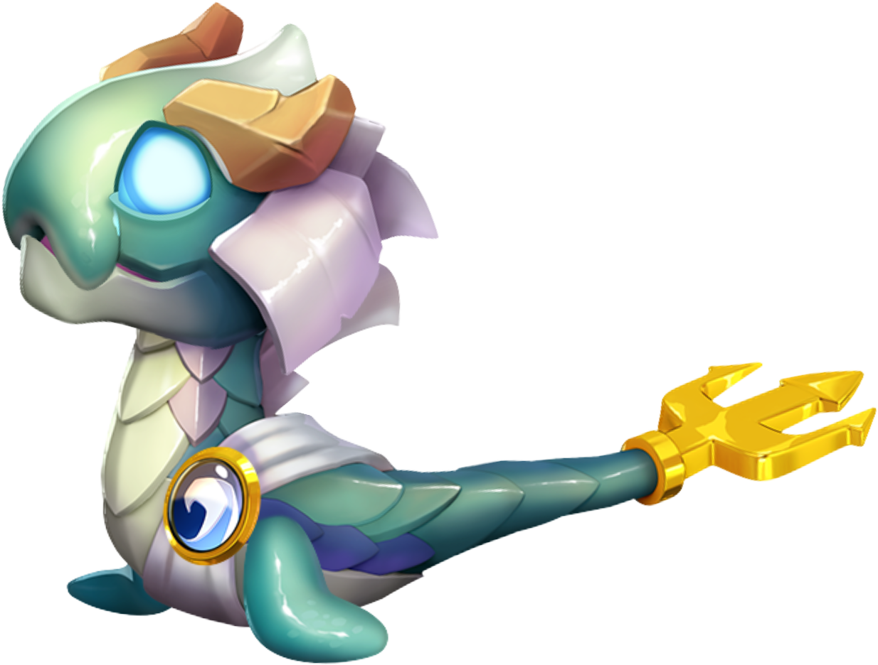 Poseidon Dragon Baby - Dragon City Dragon Poseidon Bebe (1234x936), Png Download