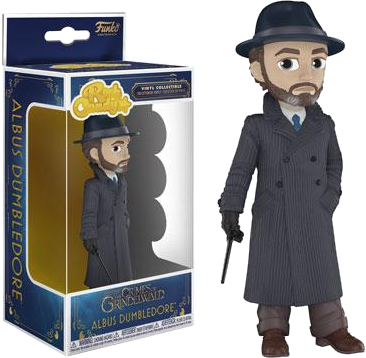 Rock Candy Figure Fantastic Beasts Dumbledore - Crimes Of Grindelwald New (366x358), Png Download