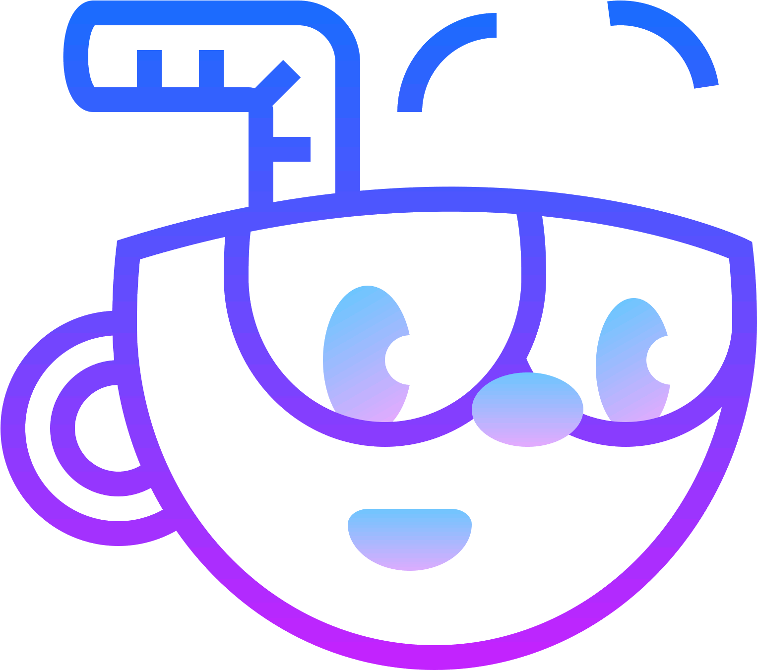 Cuphead Free Icon - Hermanos Cabeza De Taza (1600x1600), Png Download