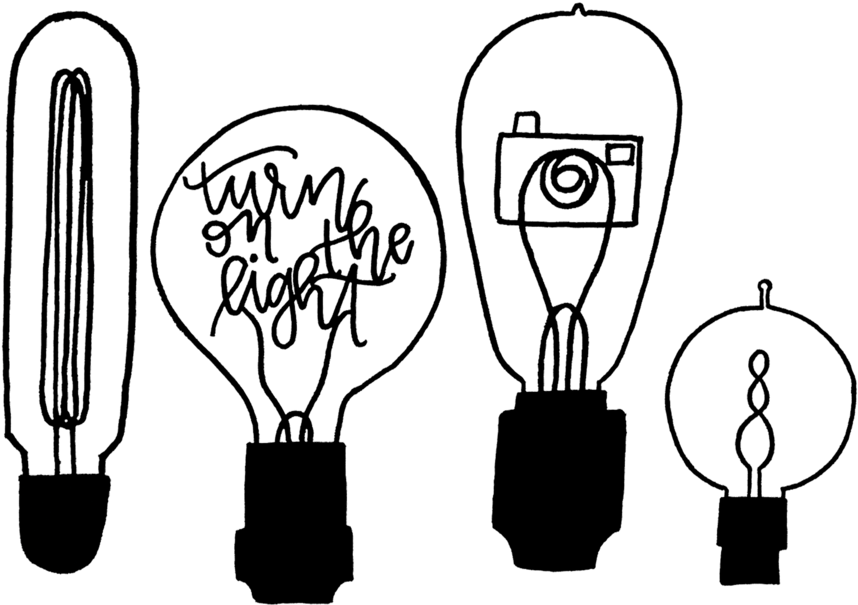 Turn On The Light No Text - Drawing (1000x667), Png Download