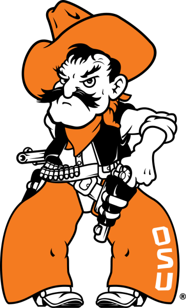 Osu Sues Nmsu Over Pistol-packing Mascot - Oklahoma State Pistol Pete (363x600), Png Download