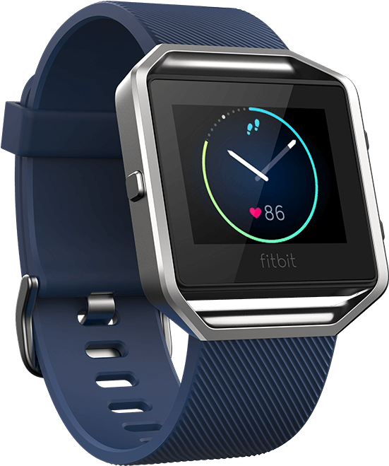 Fitbit Blaze™ - Fitbit Blaze Blue Strap (1080x920), Png Download