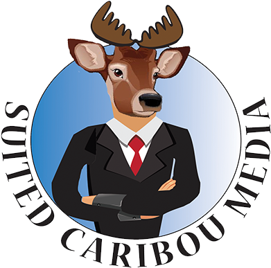 Suited Caribou Media Logo - Suited Caribou Media (486x447), Png Download