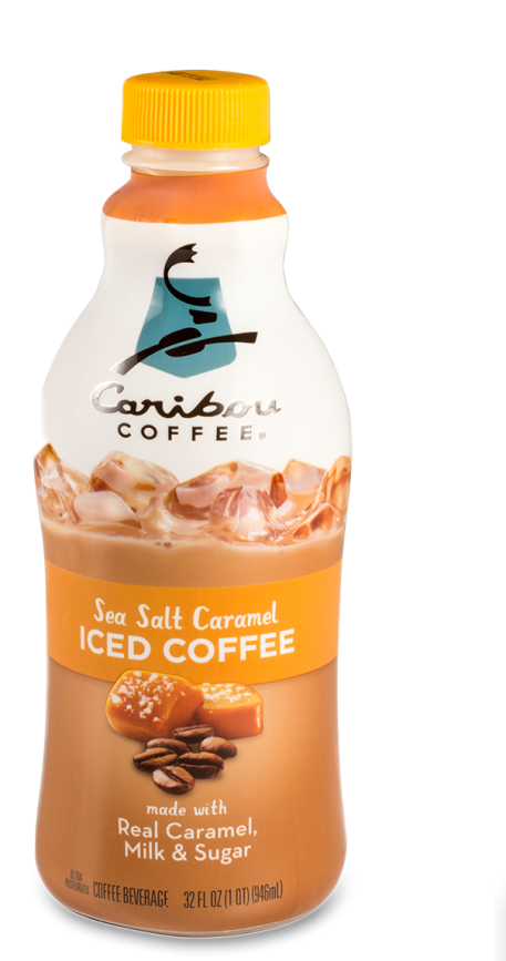 Caribou Sea Salt Caramel Iced Coffee - Caribou Coffee Iced Coffee, Sea Salt Caramel - 32 Fl (547x900), Png Download
