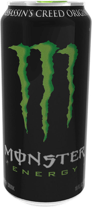 When You Buy One Of The Drinks, You Can Redeem A Code - Monster Assassin's Creed Origins (365x871), Png Download