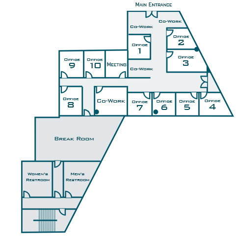 You Can Choose From Private Offices To Co Working Spaces - Sioux City (500x500), Png Download
