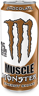 Monster Muscle - Muscle Monster, Chocolate, 15 Fl Oz, 12 Count (600x400), Png Download
