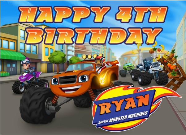 Blaze And The Monster Machines - Blaze And The Monster Machines Background (600x600), Png Download
