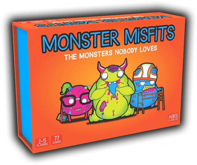The Game Is Simple - Monster Misfits Card Game (700x582), Png Download