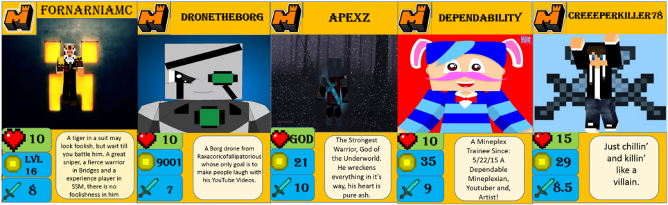 Mineplex Cards Ftw - Pvp (1000x303), Png Download