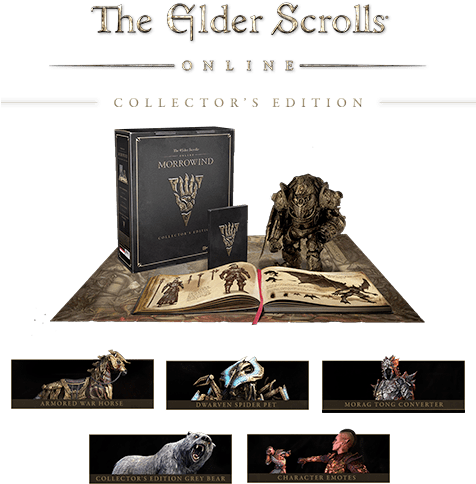 The Elder Scrolls Online - Eso Morrowind Collector's Edition (475x513), Png Download