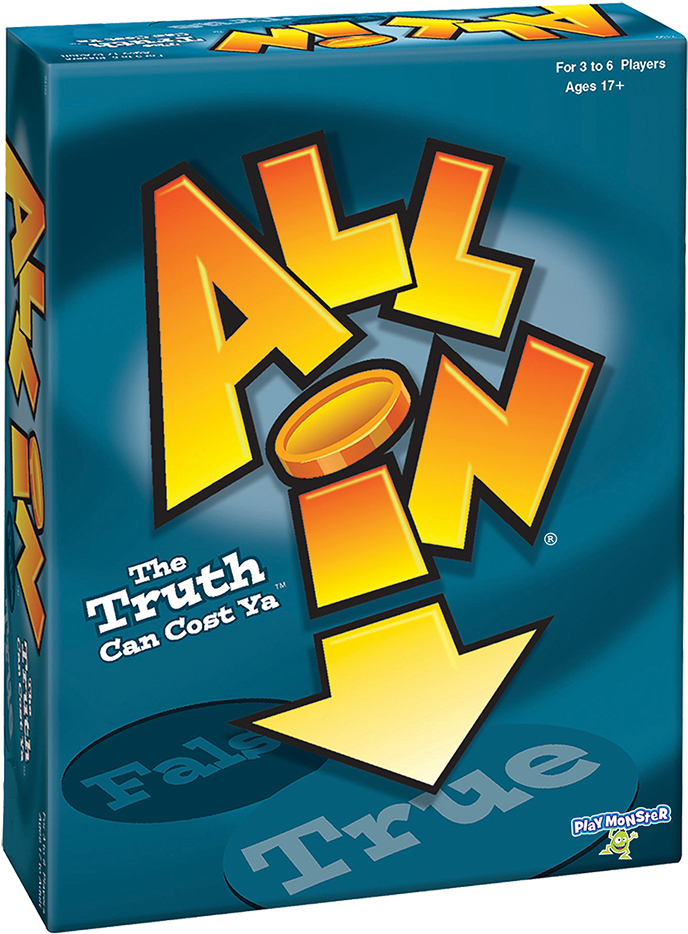 All In® - All In Game Board Game (1000x1000), Png Download