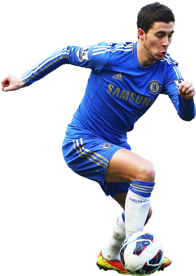 Eden Hazard Render Png - Football (598x760), Png Download