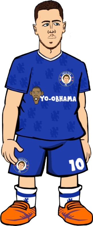 Eden Hazard - Eden Hazardous (325x789), Png Download