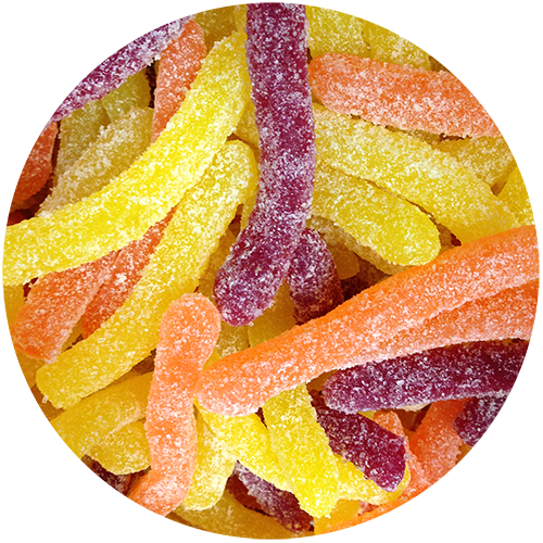 Natural Sour Gummi Worms - The Non-gmo Project (500x500), Png Download