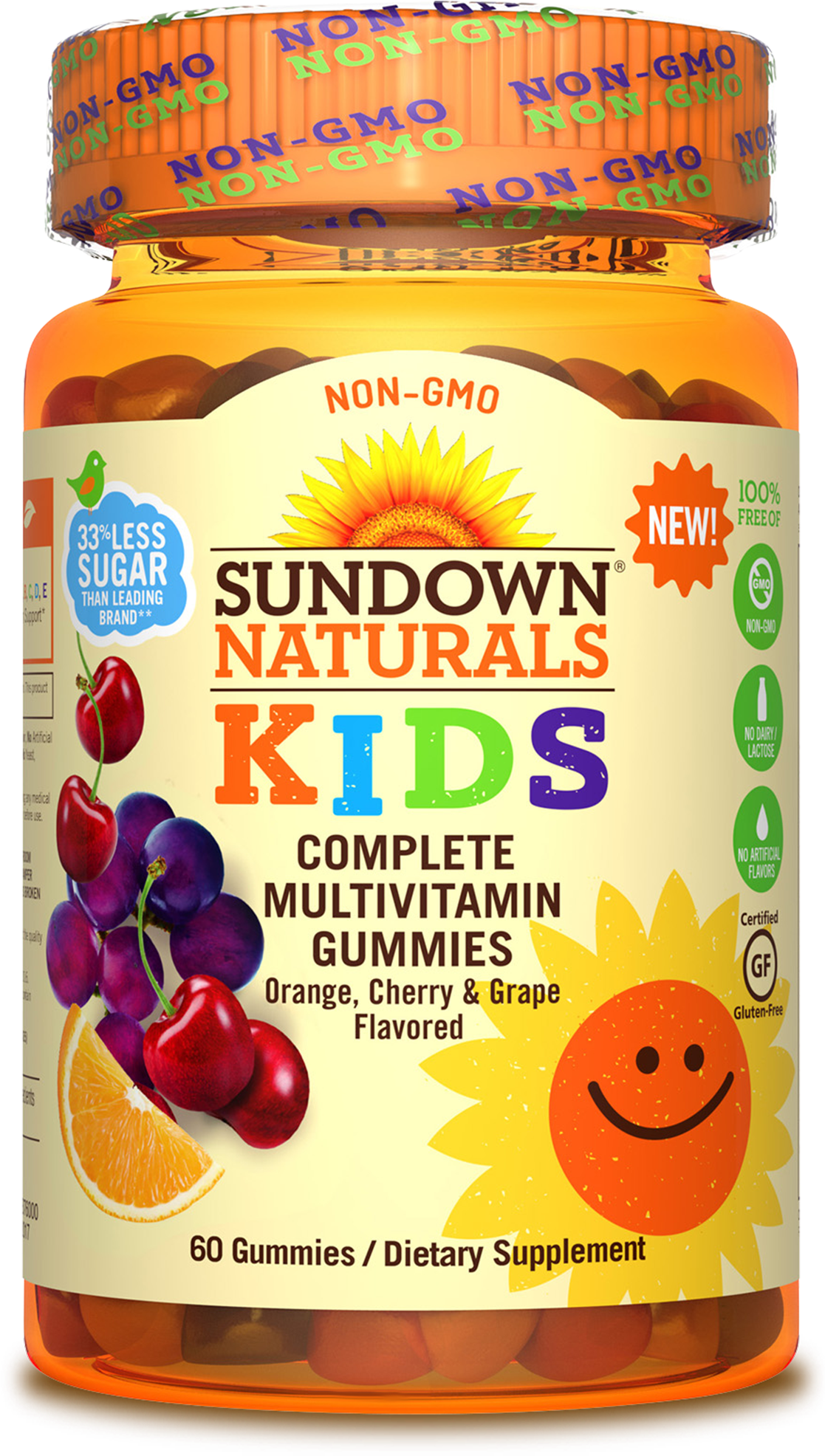 Complete Multivitamin - Sundown Naturals Kids Complete Multivitamin, Gummies (1116x1980), Png Download