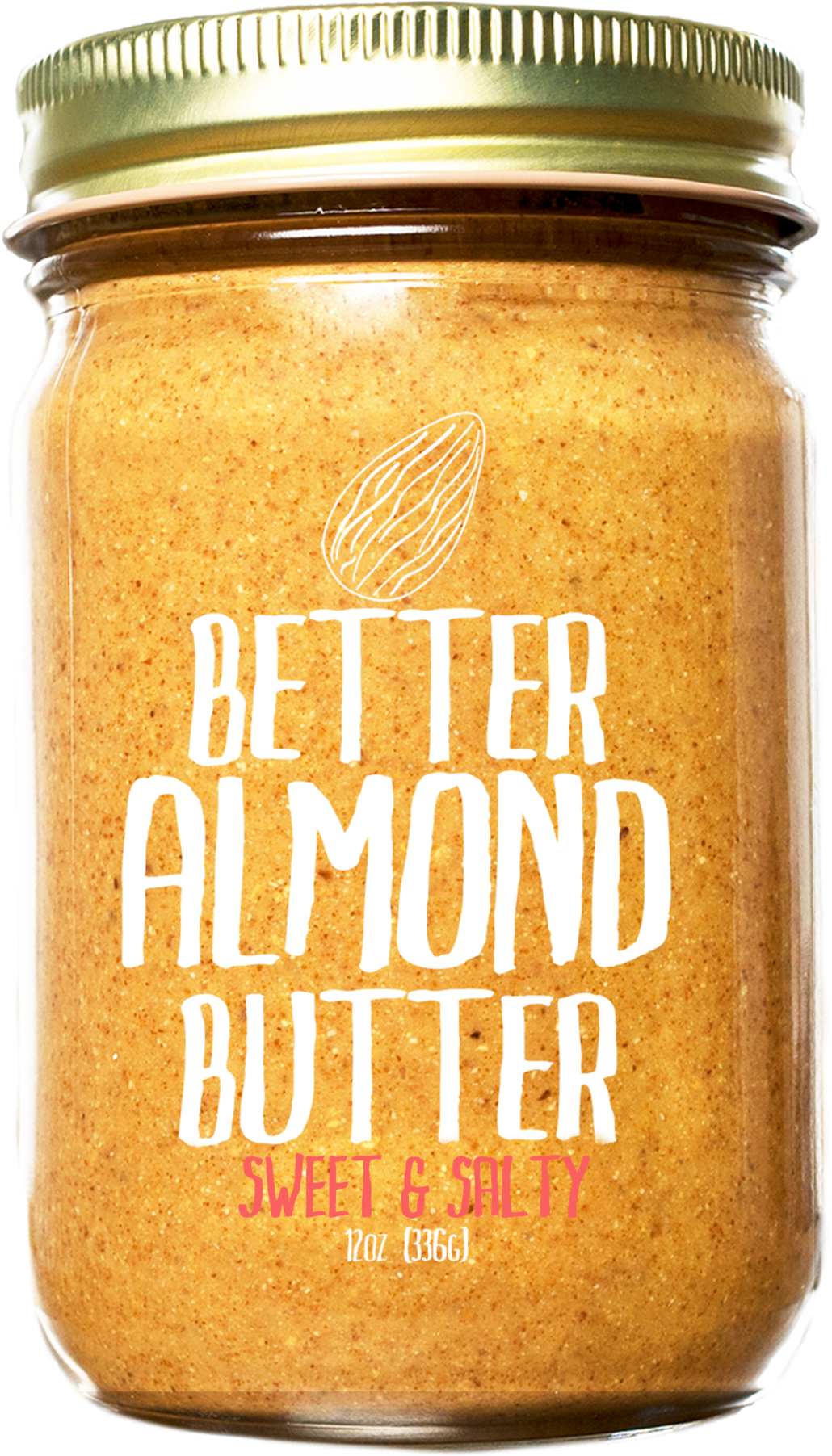Sweet & Salty - Better Almond Butter (1405x2048), Png Download