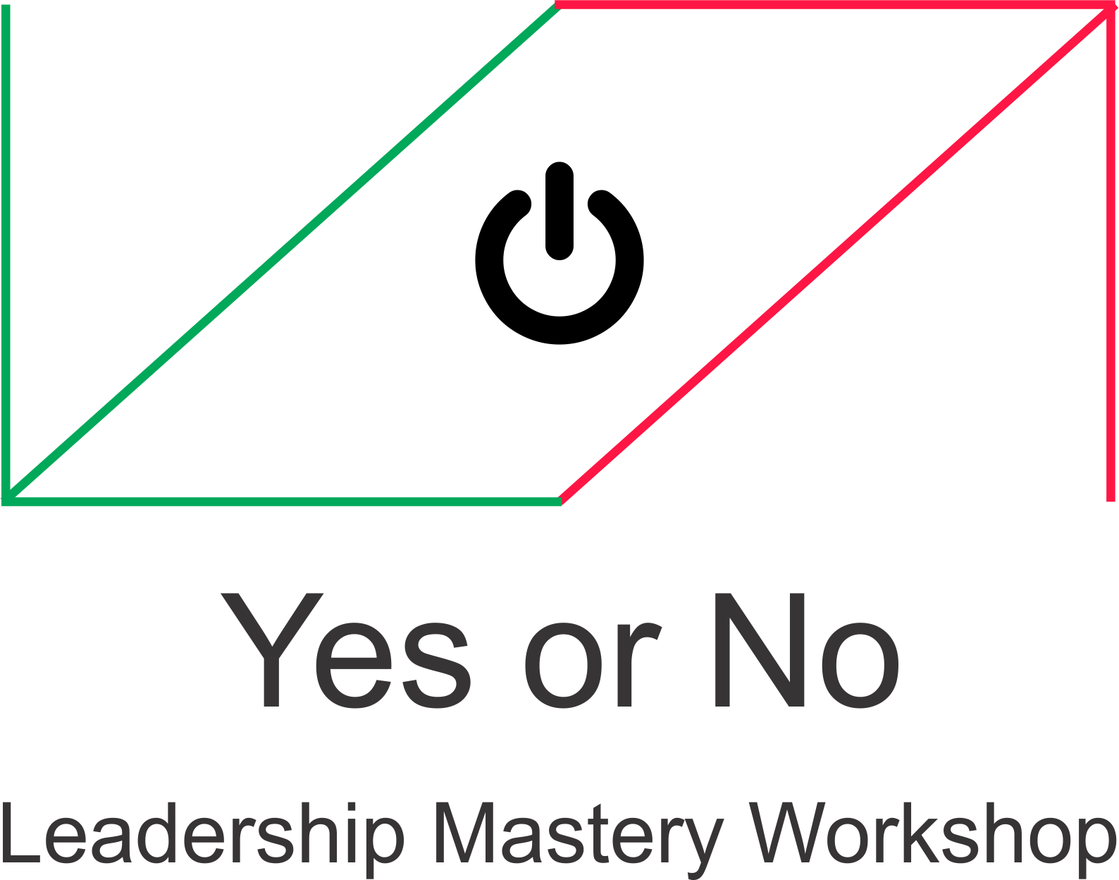 Yes Or No Logo - Vertical Line Test (1588x1248), Png Download