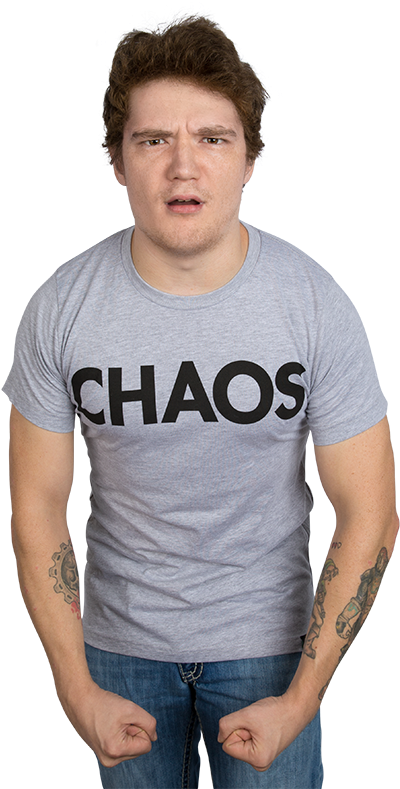 We Have New Shirts But Most Importantly New Pngs Of - Rooster Teeth Chaos Shirt (800x800), Png Download