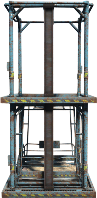 Fo4cw Elevator 2 Story - Workshop Elevator (698x840), Png Download