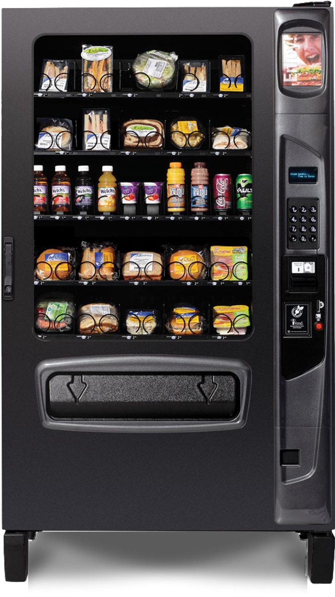 Elevator Combo Refrigerated Vending Machine For Food - Selectivend Dz3 - Vending Machine, Refrigerated, Dual (1169x1216), Png Download