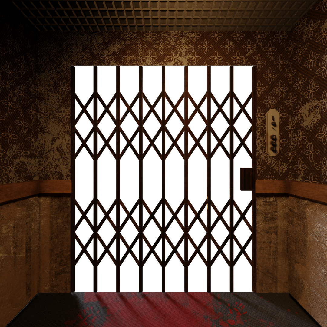 The Old Elevator Is Done Destroyed, Bloodied And Game - Old Elevator Png (1080x1080), Png Download